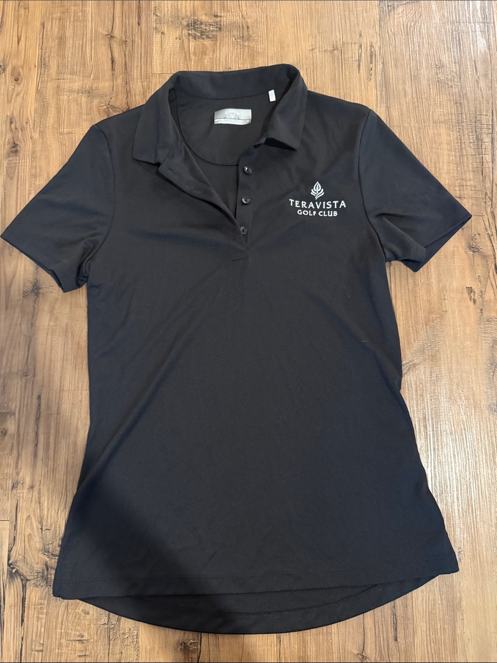 Women's Callaway Golf Black Polo Shirt